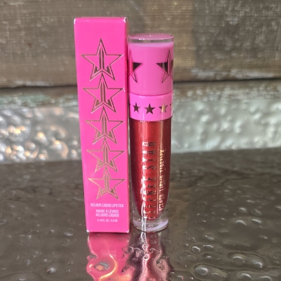 Jeffree Star Velour Liquid Lipstick - Metallic Red, Poinsettia, NEW - Picture 1 of 3